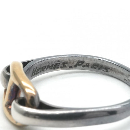 Hermes Chaine D'ancre Ring 925 750 Silver