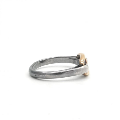 Hermes Chaine D'ancre Ring 925 750 Silver