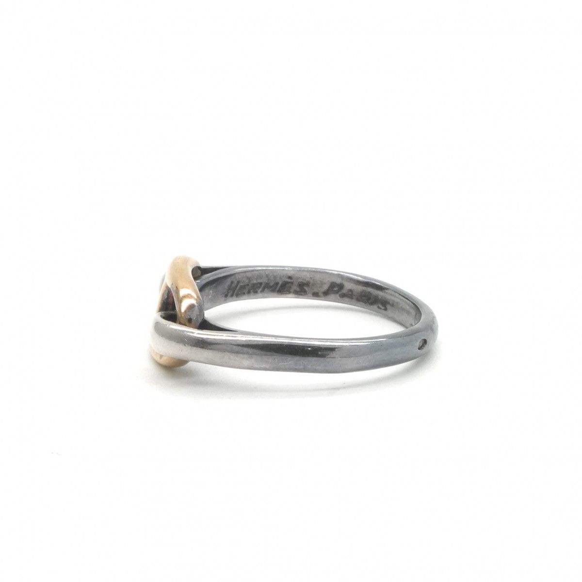 Hermes Chaine D'ancre Ring 925 750 Silver