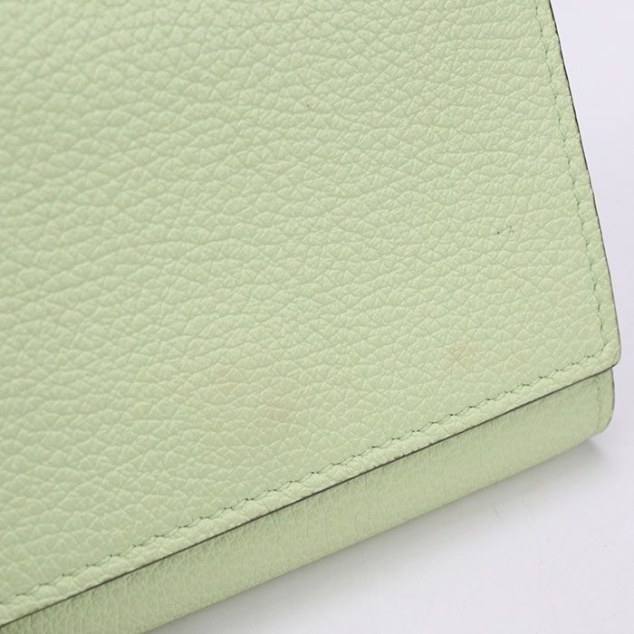 Gucci Compact Wallet Embossed Logo Trifold with Coin Purse