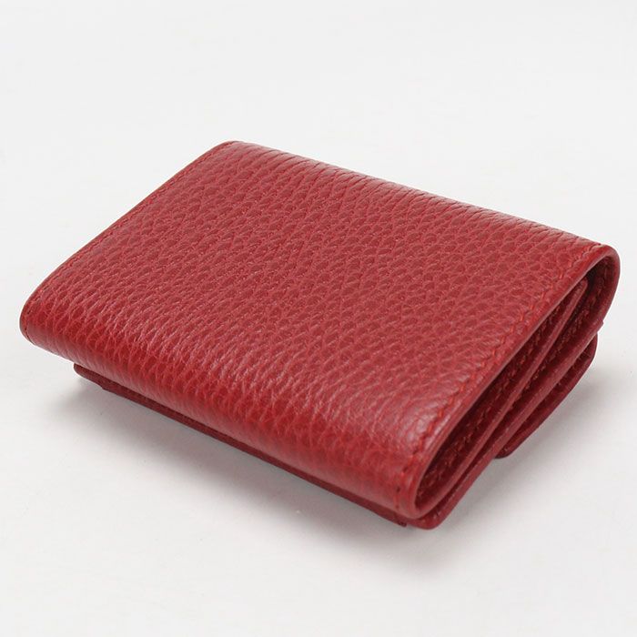 Gucci Compact Wallet GG Marmont Trifold with Coin Purse Leather
