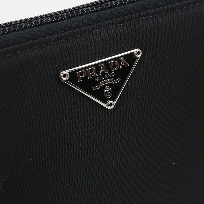 Prada Zip Around Triangle Wallet