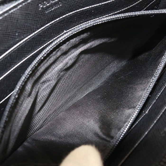 Prada Zip Around Triangle Wallet