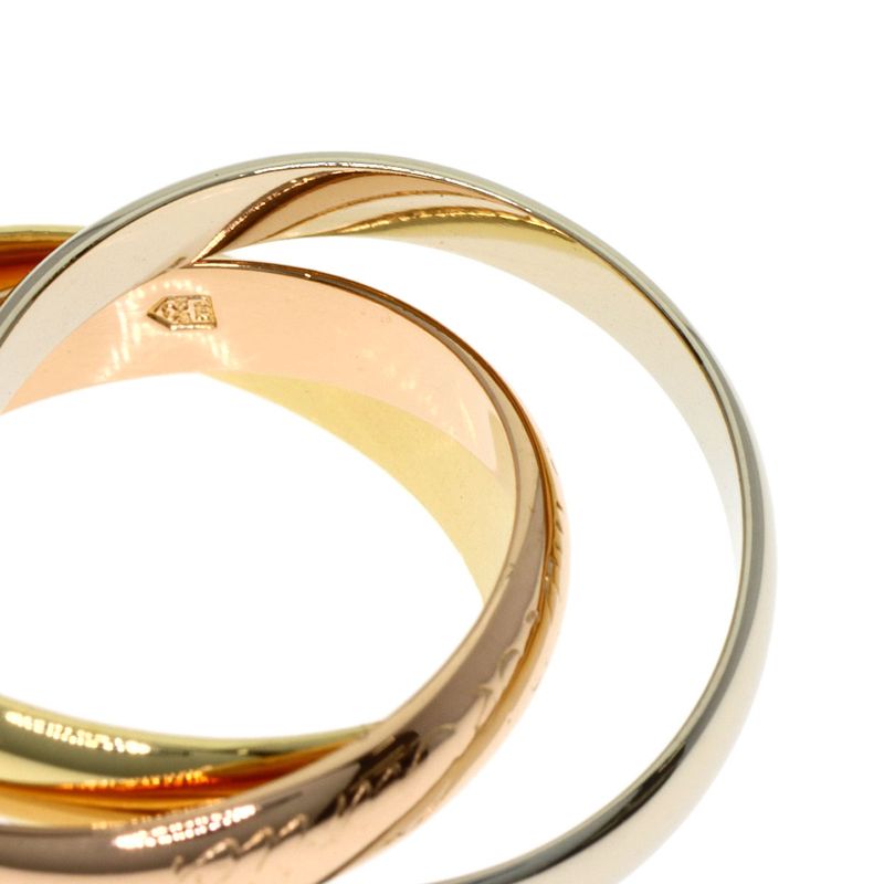 Cartier Trinity 48 Ring 18K Yellow Gold 18K Pink White