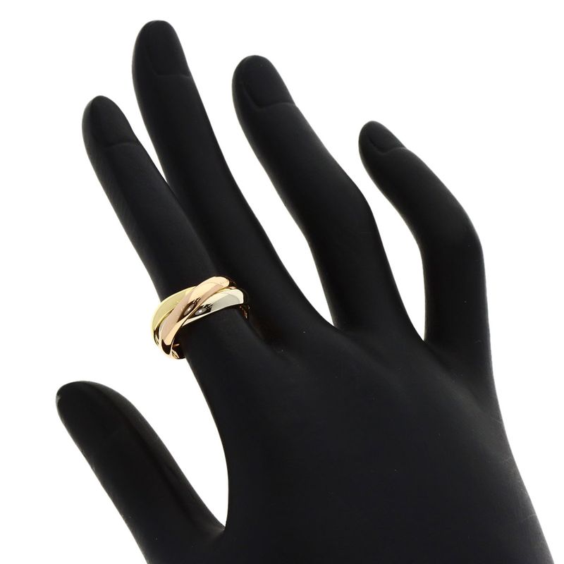 Cartier Trinity 48 Ring 18K Yellow Gold 18K Pink White