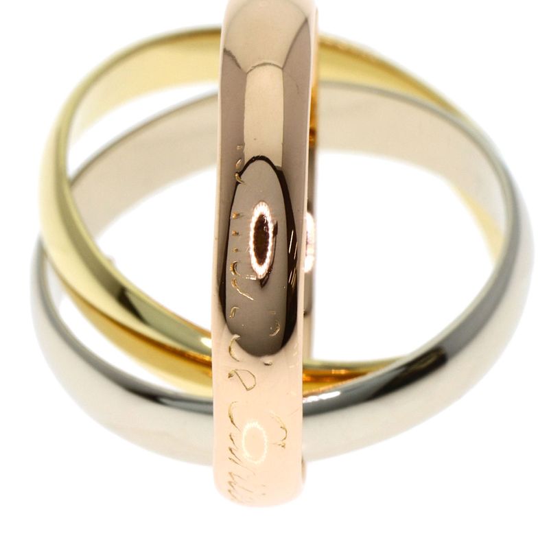 Cartier Trinity 48 Ring 18K Yellow Gold 18K Pink White