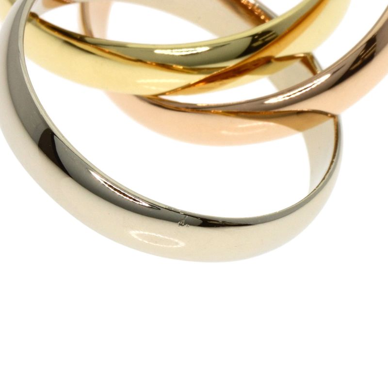 Cartier Trinity 48 Ring 18K Yellow Gold 18K Pink White