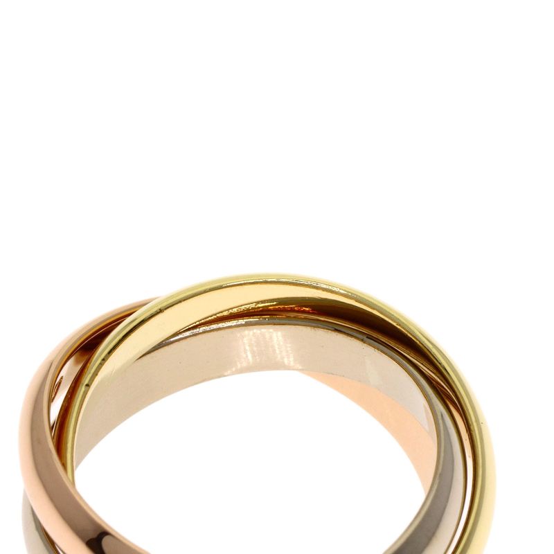 Cartier Trinity 50 Ring 18K Yellow Gold 18K Pink White