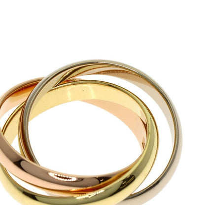 Cartier Trinity 50 Ring 18K Yellow Gold 18K Pink White