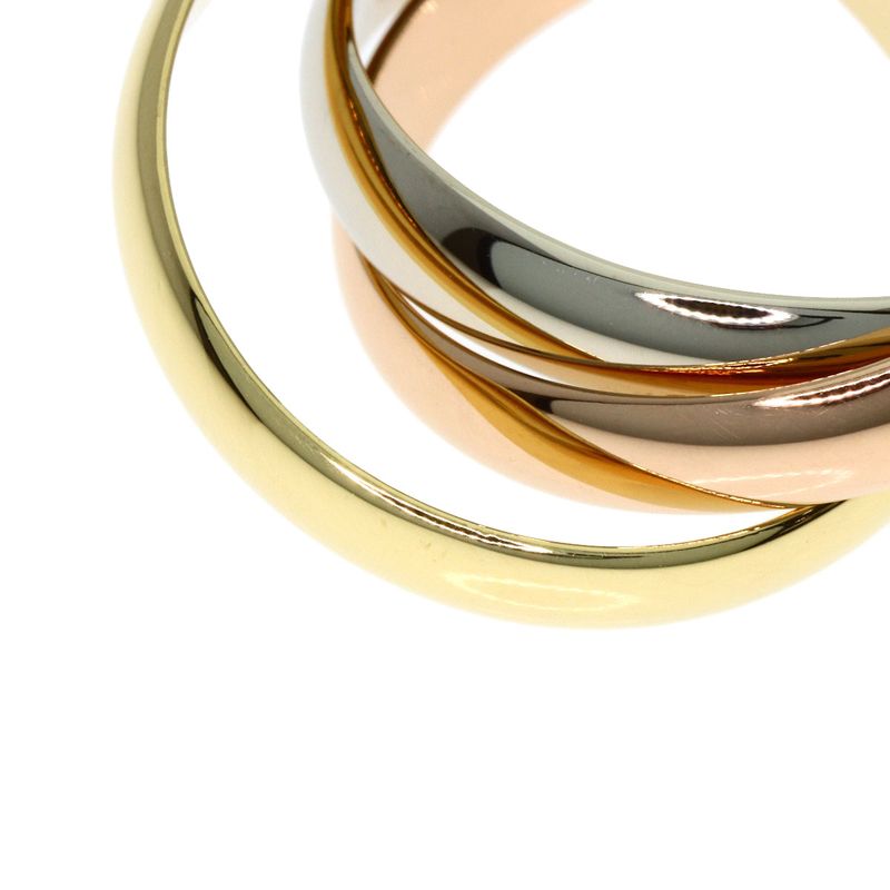 Cartier Trinity 51 Ring 18K Yellow Gold 18K Pink White