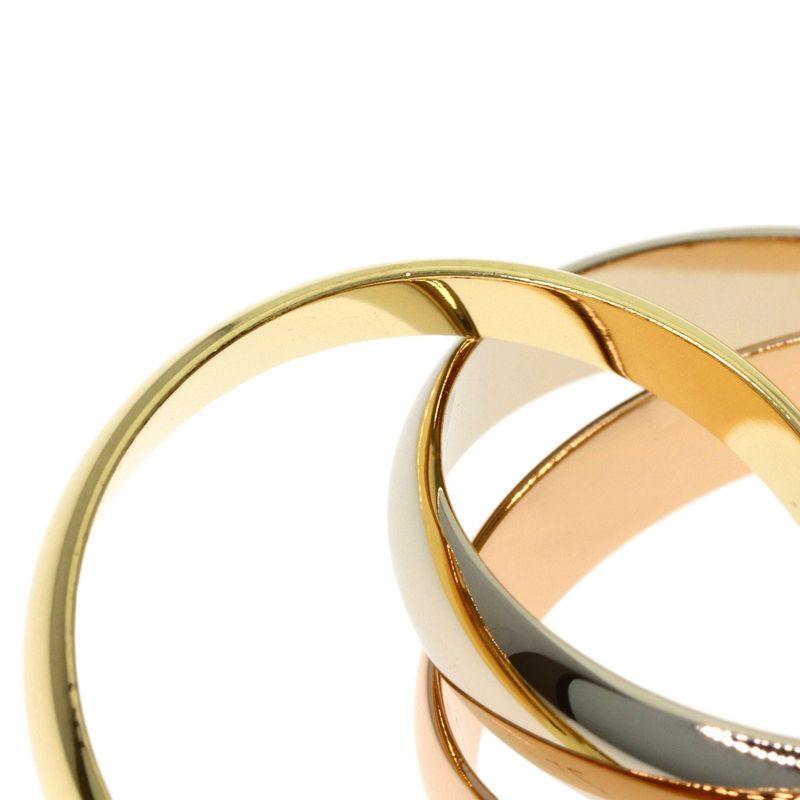 Cartier Trinity 51 Ring 18K Yellow Gold 18K Pink White