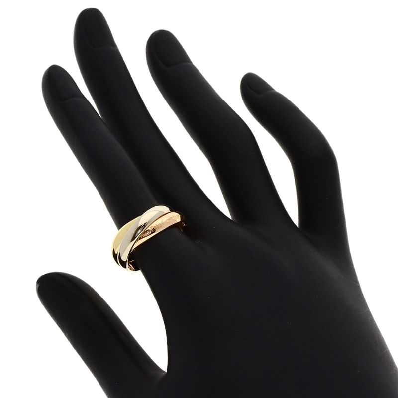 Cartier Trinity 51 Ring 18K Yellow Gold 18K Pink White