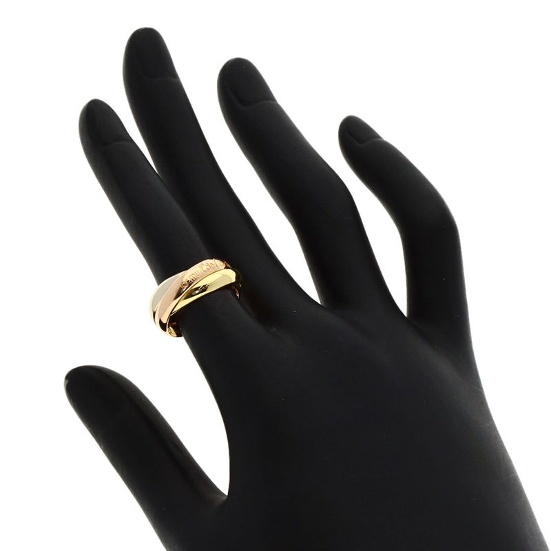 Cartier Trinity 48 Ring 18K Yellow Gold 18K Pink White