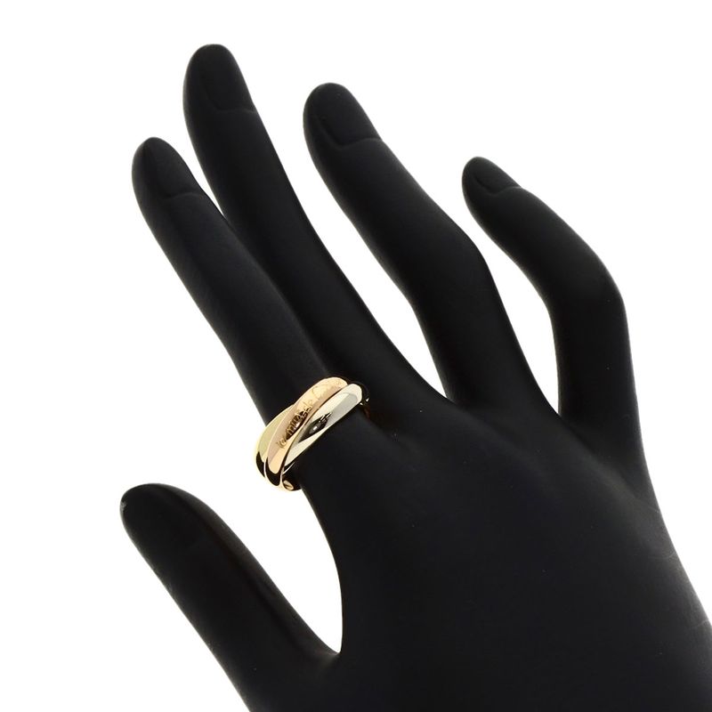 Cartier Trinity 51 Ring 18K Yellow Gold 18K Pink White