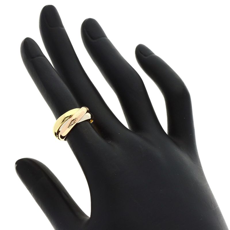 Cartier Trinity 47 Ring 18K Yellow Gold 18K Pink White