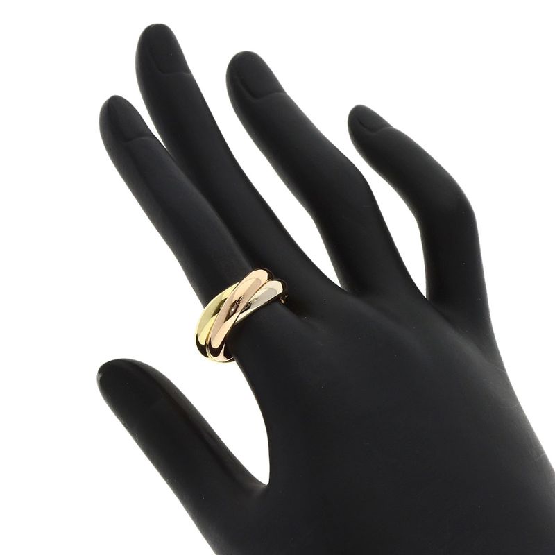 Cartier Trinity 51 Ring 18K Yellow Gold 18K Pink White