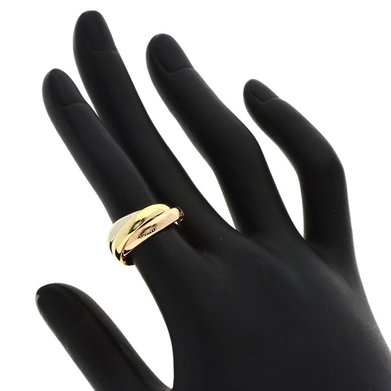 Cartier Trinity 49 Ring 18K Yellow Gold 18K Pink White