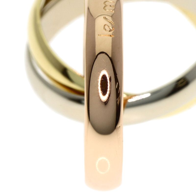 Cartier Trinity 49 Ring 18K Yellow Gold 18K Pink White