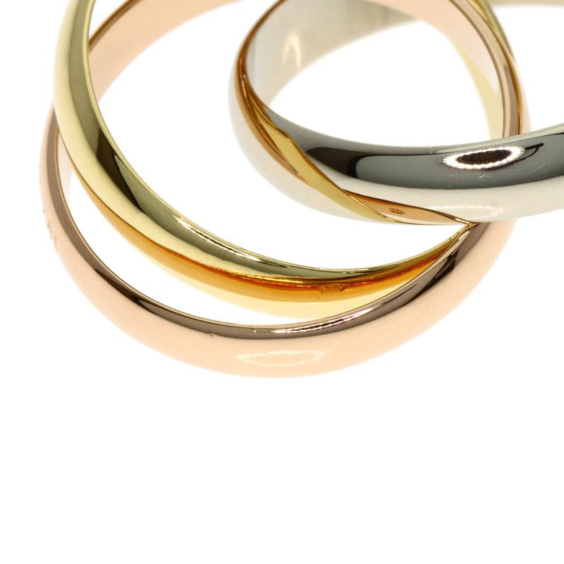 Cartier Trinity 49 Ring 18K Yellow Gold 18K Pink White