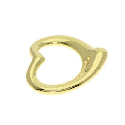 Tiffany & Co Open Heart Pendant Top 18K Yellow Gold