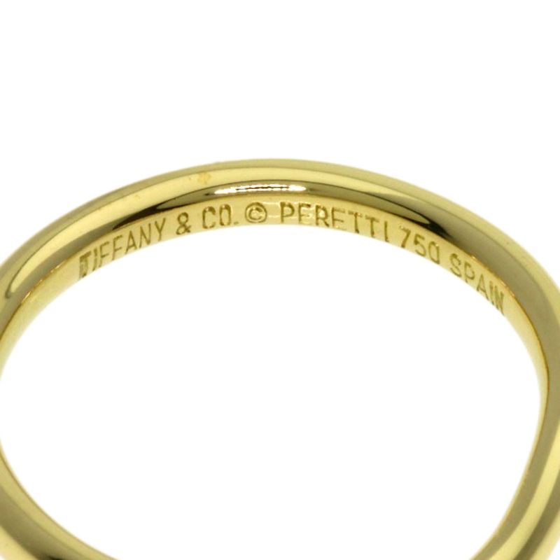 Tiffany & Co T Cube Band Ring 18K Yellow Gold