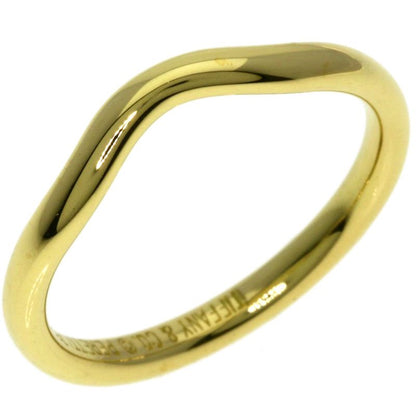 Tiffany & Co T Cube Band Ring 18K Yellow Gold
