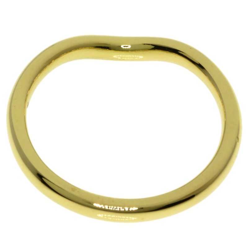 Tiffany & Co T Cube Band Ring 18K Yellow Gold