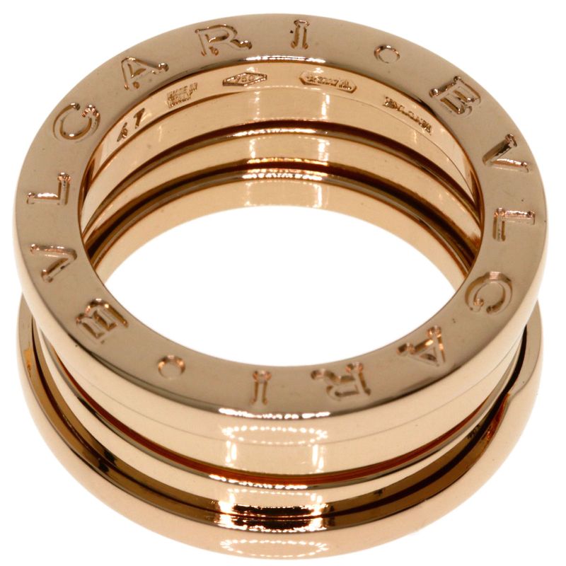 Bvlgari B-zero One Band 47 Ring 18K Pink Gold