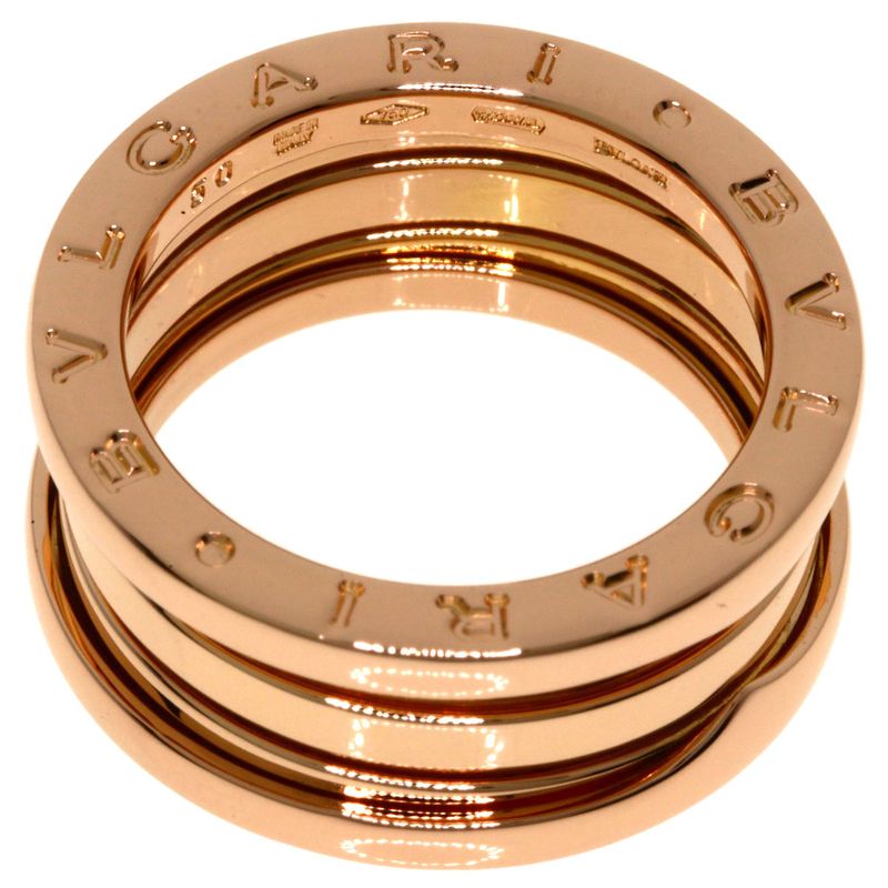 Bvlgari B-zero One Band 50 Ring 18K Pink Gold