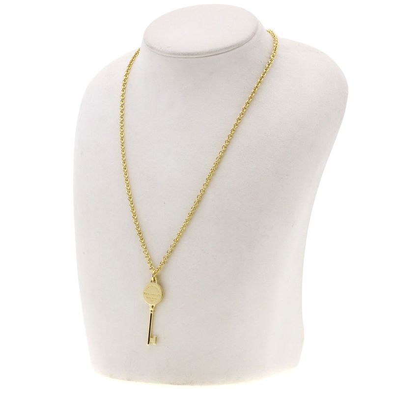 Tiffany & Co Return to Key Necklace 18K Yellow Gold