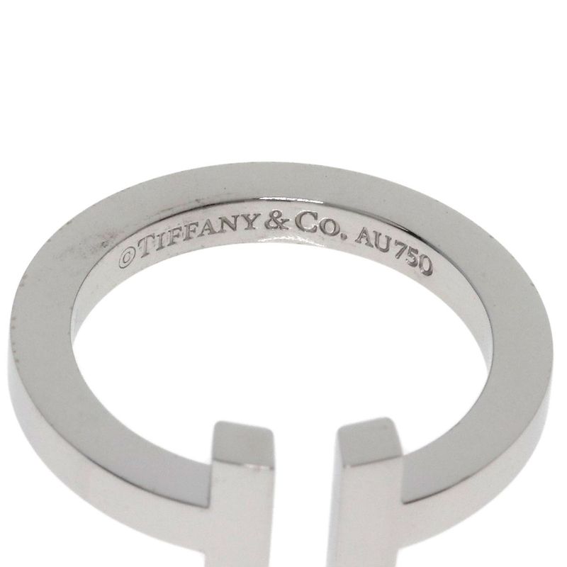 Tiffany & Co T Square Ring 18K White Gold