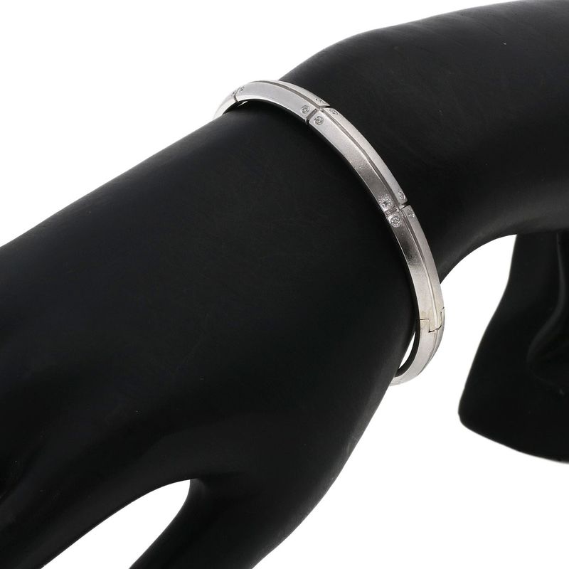 Tiffany & Co Streamerica Diamond Bracelet 18K White Gold
