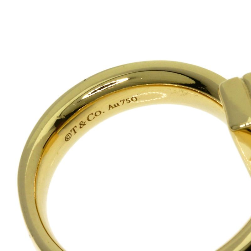 Tiffany & Co T One Ring 18K Yellow Gold