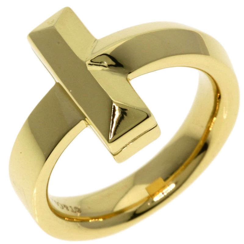 Tiffany & Co T One Ring 18K Yellow Gold