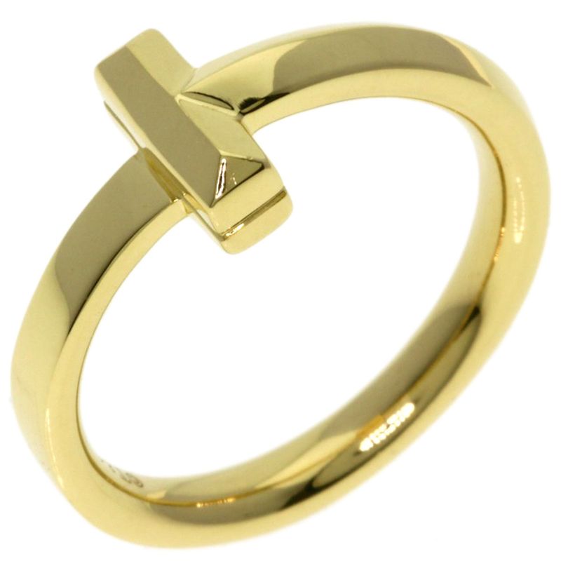 Tiffany & Co T One Narrow Ring 18K Yellow Gold
