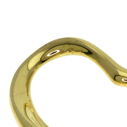 Tiffany & Co Open Heart Pendant Top 18K Yellow Gold