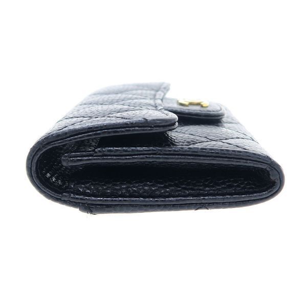 Chanel Quilted Caviar Card Case