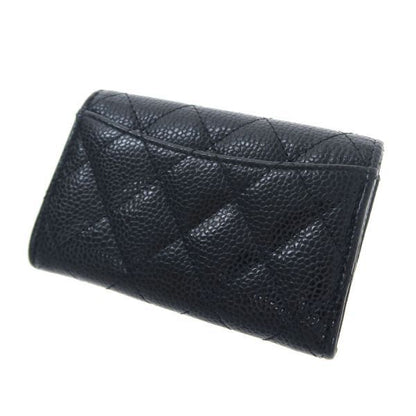 Chanel Quilted Caviar Card Case