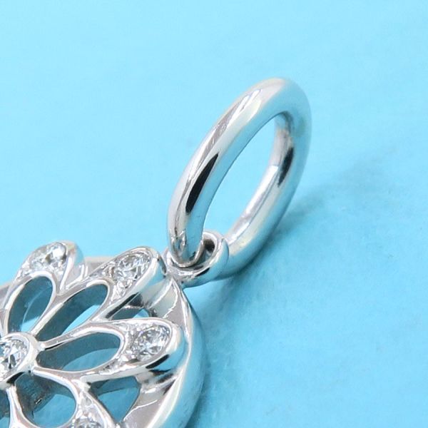 Tiffany & Co Floral Key Diamond Charm