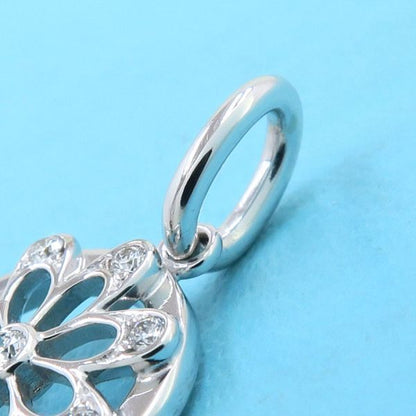 Tiffany & Co Floral Key Diamond Charm