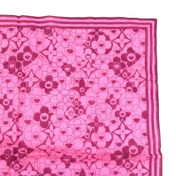 Louis Vuitton Bandana Scarf Cotton Pink