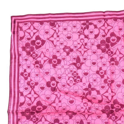 Louis Vuitton Bandana Scarf Cotton Pink