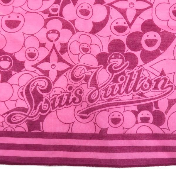 Louis Vuitton Bandana Scarf Cotton Pink