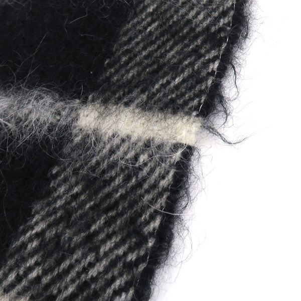 Saint Laurent Paris Scarf Wool Black