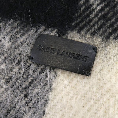 Saint Laurent Paris Scarf Wool Black