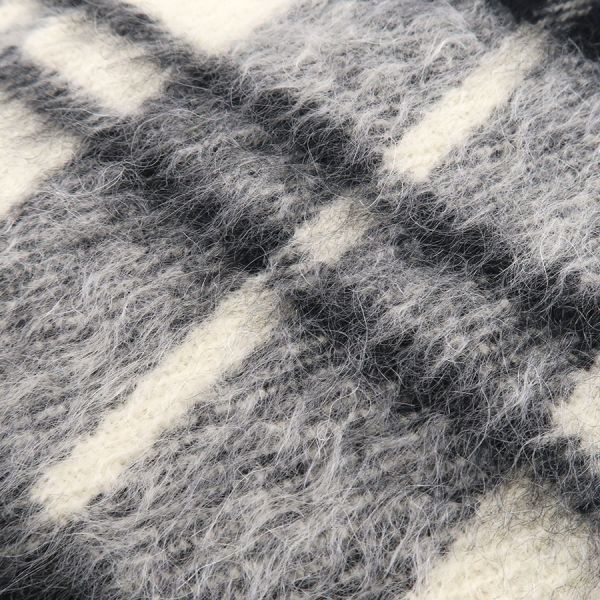 Saint Laurent Paris Scarf Wool Black