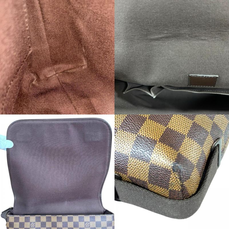 Louis Vuitton Brooklyn MM Damier Shoulder Bag Canvas Brown Model