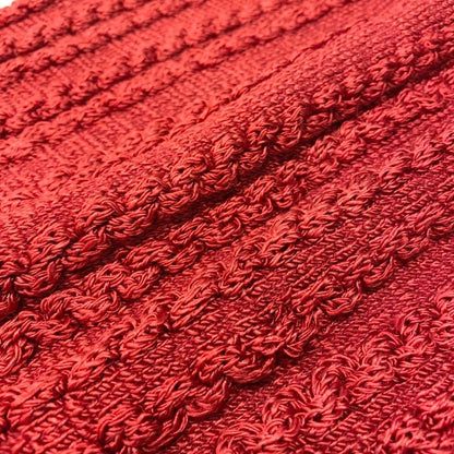 Dior Long Sleeve Booker Digan Puff Balloon M Red Cotton