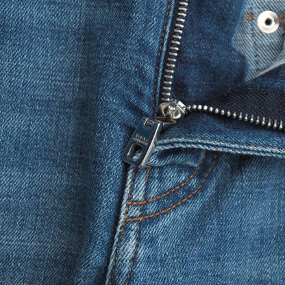 Dolce & Gabbana Denim Pants 40 Wide Cropped Flower
