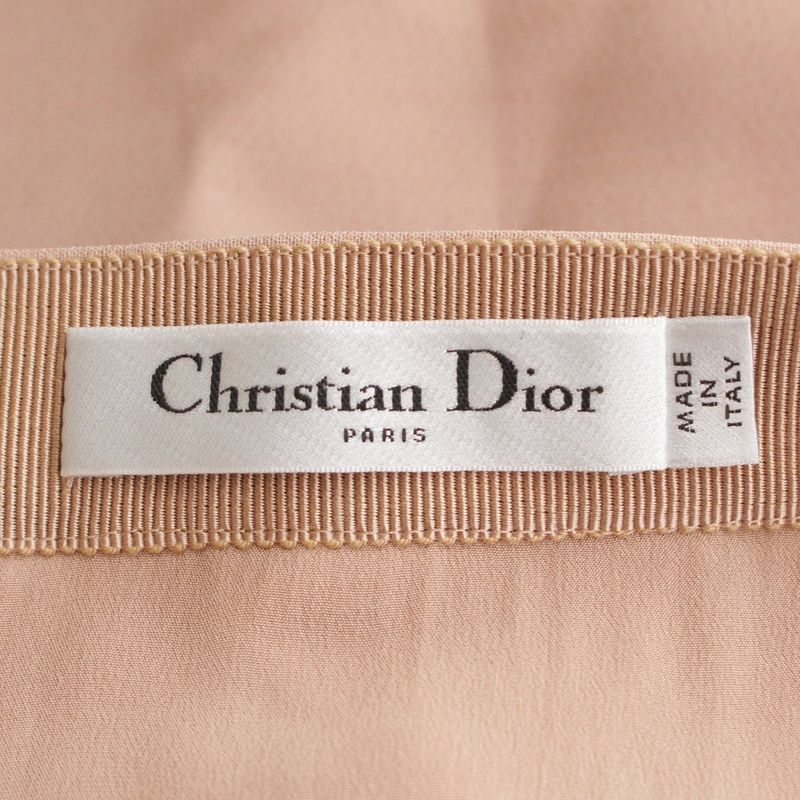 Dior Wool Silk Midi Skirt Pink 42